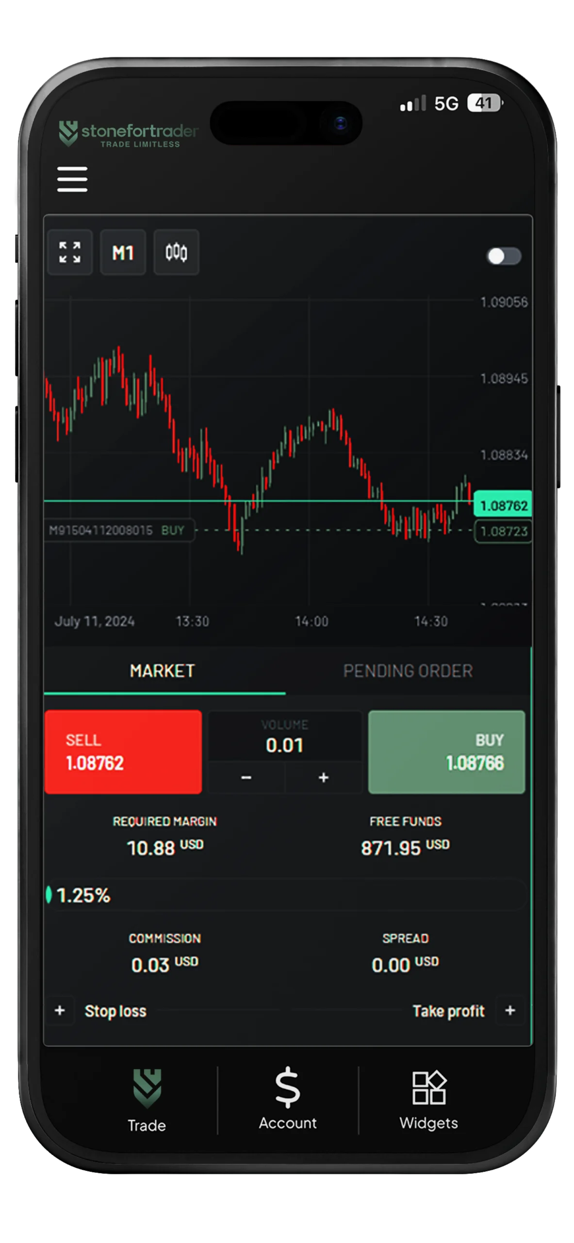 Stonefort app screen 2